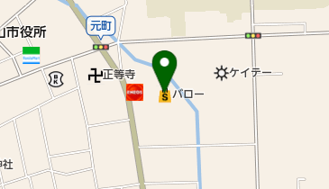 バロー勝山店の地図画像