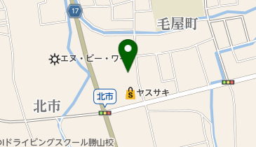 ハニー新鮮館かつやまの地図画像