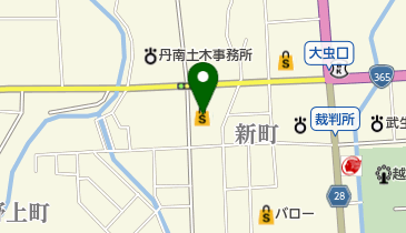 ハニービッグベリーマーケット新町の地図画像