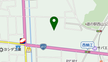 ワイプラザグルメ館鯖江店の地図画像