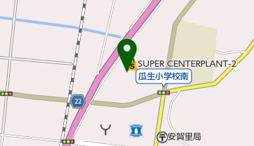 SUPER CENTER PLANT-2上中店の地図画像