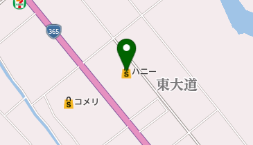 ハニー南条店の地図画像