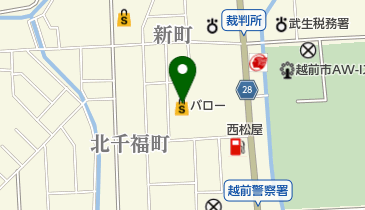 バロー武生店の地図画像