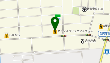 マックスバリュエクスプレス敦賀中央町店の地図画像