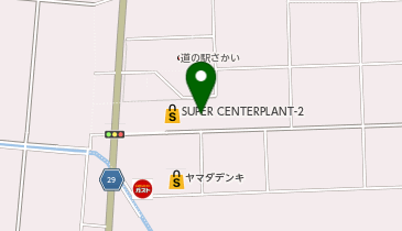 SUPER CENTER PLANT-2坂井店の地図画像