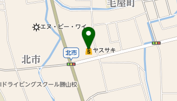 ヤスサキホームセンター勝山店の地図画像