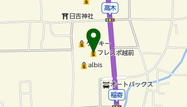 フレスポ越前の地図画像