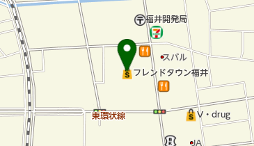 フレンドタウン福井の地図画像