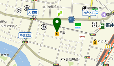 ミキハウス福井西武店の地図画像