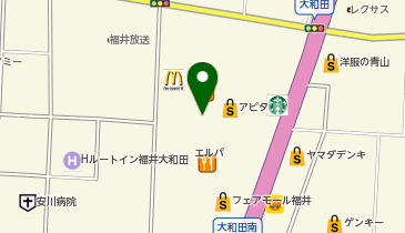 ハニーズディー.ストアアピタ福井大和田店の地図画像