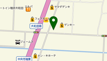ワークマンカラーズ福井店の地図画像