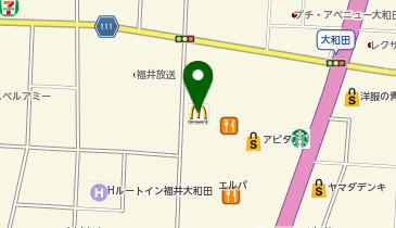 スーパースポーツゼビオフェアモール福井大和田店の地図画像