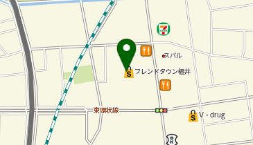ダイソーフレンドタウン福井店の地図画像