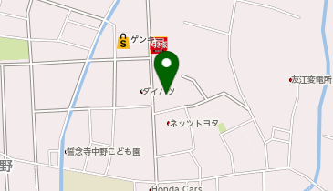 auショップ大野の地図画像