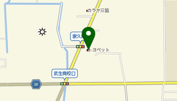 福井トヨタ武生店の地図画像