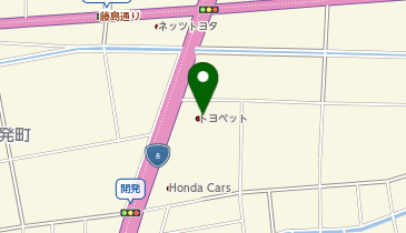 福井トヨタ東店の地図画像