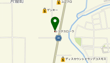 トヨタカローラ福井武生店の地図画像