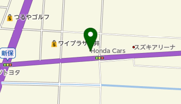 Honda Cars福井北北インター店の地図画像