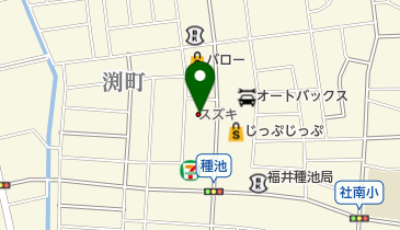 福井スズキ自動車販売スズキカープラザ福井西の地図画像