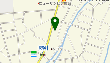 福井トヨタ敦賀店の地図画像