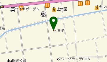 福井トヨタ開発店の地図画像