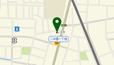 福井トヨタ二の宮本店の地図画像