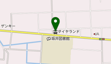タイヤランド坂井の地図画像