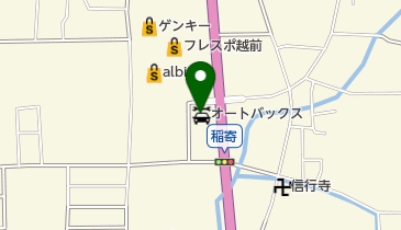 オートバックス武生店の地図画像