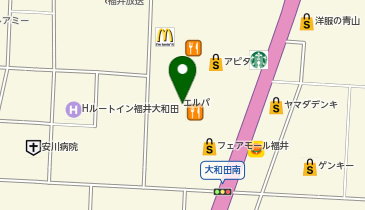 サンマルクカフェエルパ福井店の地図画像