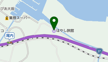はやし渡船の地図画像