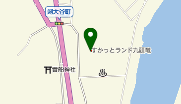すかっとランド九頭竜の地図画像