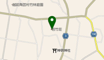 越前陶芸村若竹荘の地図画像