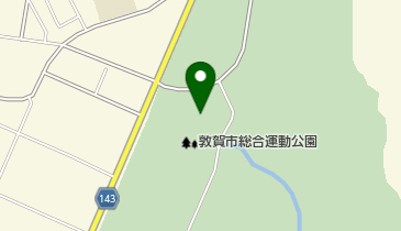 敦賀市総合運動公園体育館の地図画像