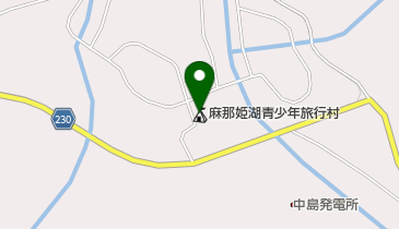 麻那姫湖青少年旅行村の地図画像