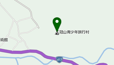 冠山青少年旅行村の地図画像