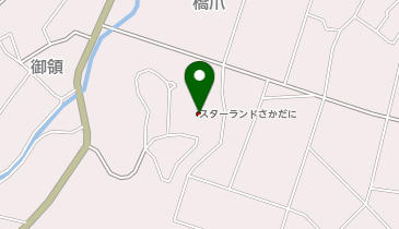 スターランドさかだに満点星空オートキャンプ場の地図画像