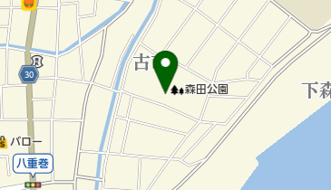 森田公園テニスコートの地図画像