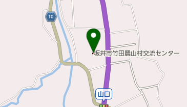 坂井市竹田農山村交流センターの地図画像