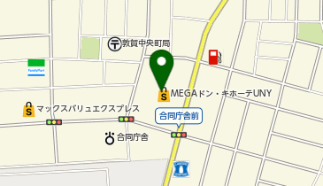 namco MEGAドン・キホーテUNY敦賀店の地図画像