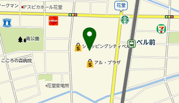 キッズパラダイスアル・プラザベル店の地図画像