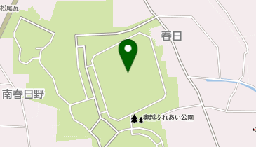 奥越ふれあい公園多目的広場の地図画像
