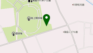 奥越ふれあい公園ゲートボール場の地図画像