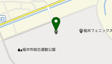 福井市スポーツ公園サブグラウンドの地図画像