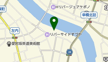 足羽川堤防の地図画像