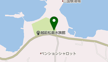 越前松島東尋坊の地図画像