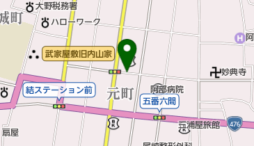 七間朝市の地図画像