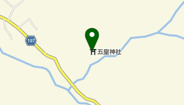 五皇神社の地図画像