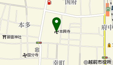 本興寺の地図画像