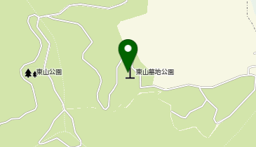 東山墓地公園の地図画像