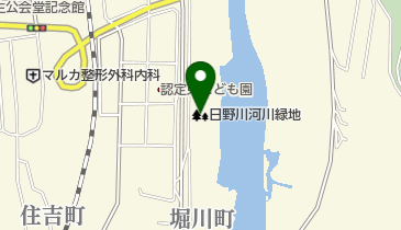 日野川河川緑地の地図画像